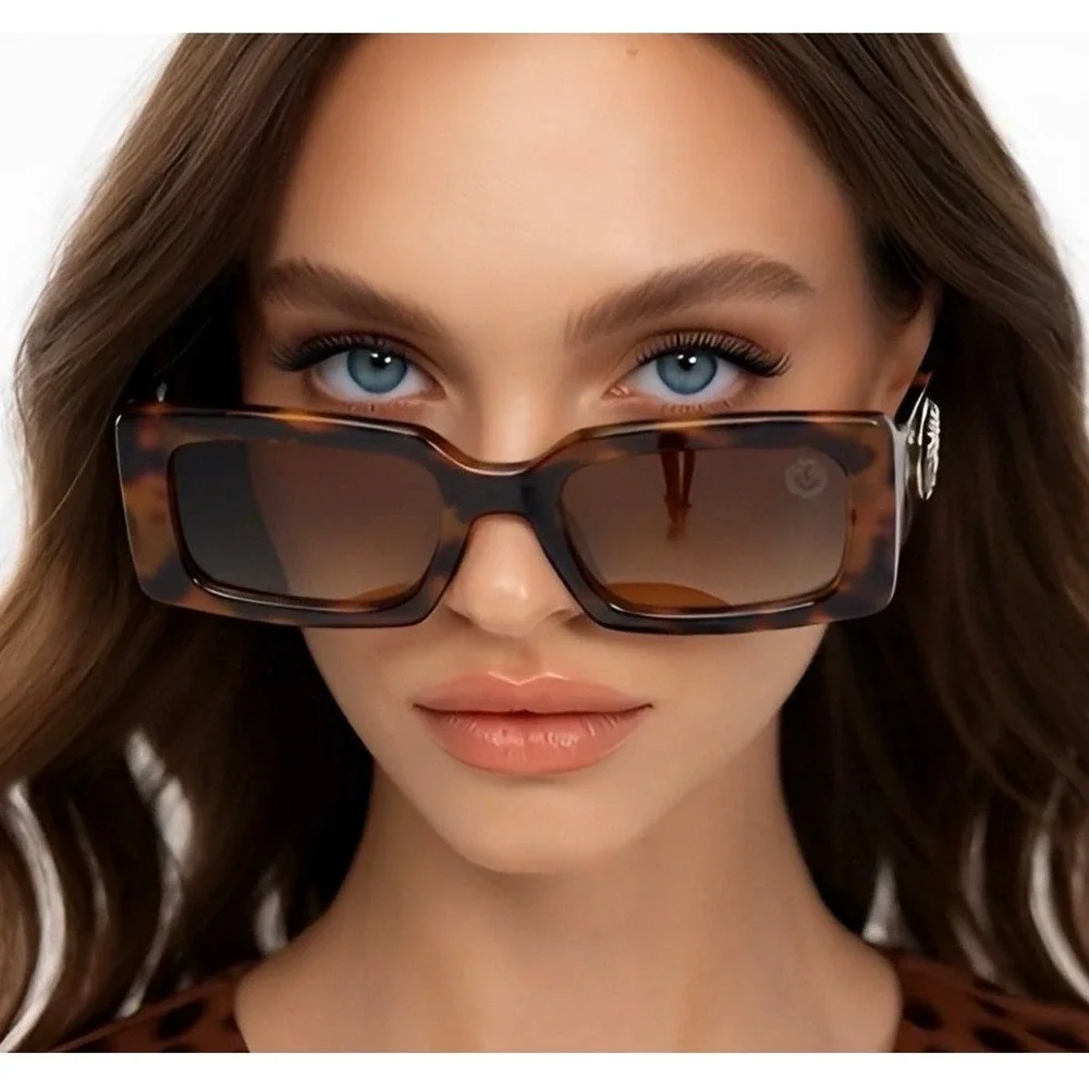 Sunglasses Men Women Sunglasses Tortoise Square Shades‎ Hip Hop Style Classic